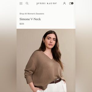 Women’s Jenni kayne Simone V-neck sweater